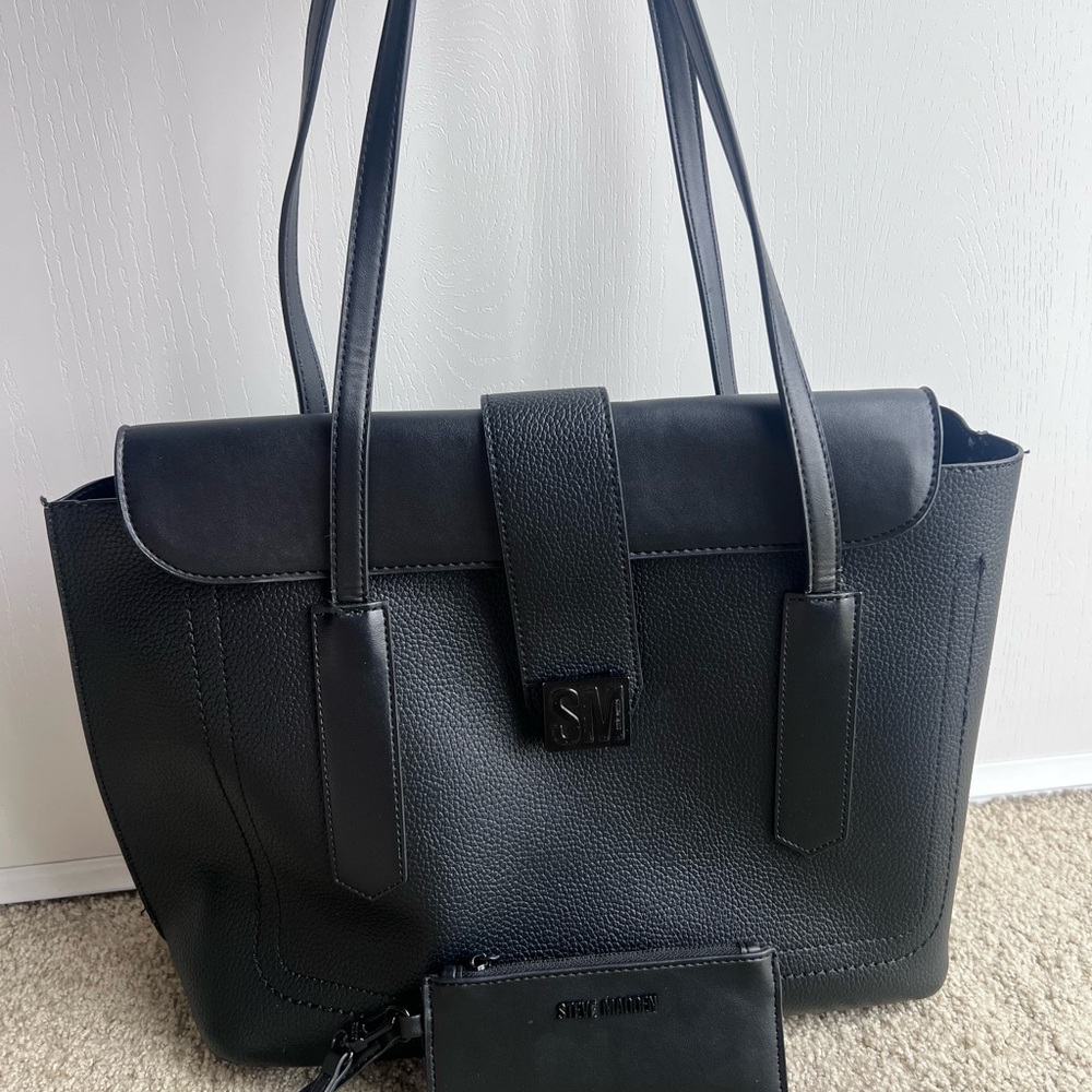 Steve Madden faux leather shoulder bag